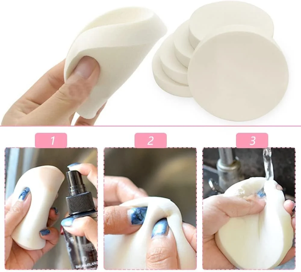 پد آرایشی 48 عددی، پد فوم گرد، پف پودر صورت، اسفنج آرایشی، اسفنج های اپلیکاتور رژگونه، بلندر پودر فونداسیون صورت و چشم برای انواع پوست، استفاده دوگانه مرطوب و خشک، سفید پد آرایشی 48 عددی، پد فوم گرد، پف پودر صورت، اسفنج آرایشی، اسفنج های اپلیکاتور رژگونه، بلندر پودر فونداسیون صورت و چشم برای انواع پوست، استفاده دوگانه مرطوب و خشک، سفید