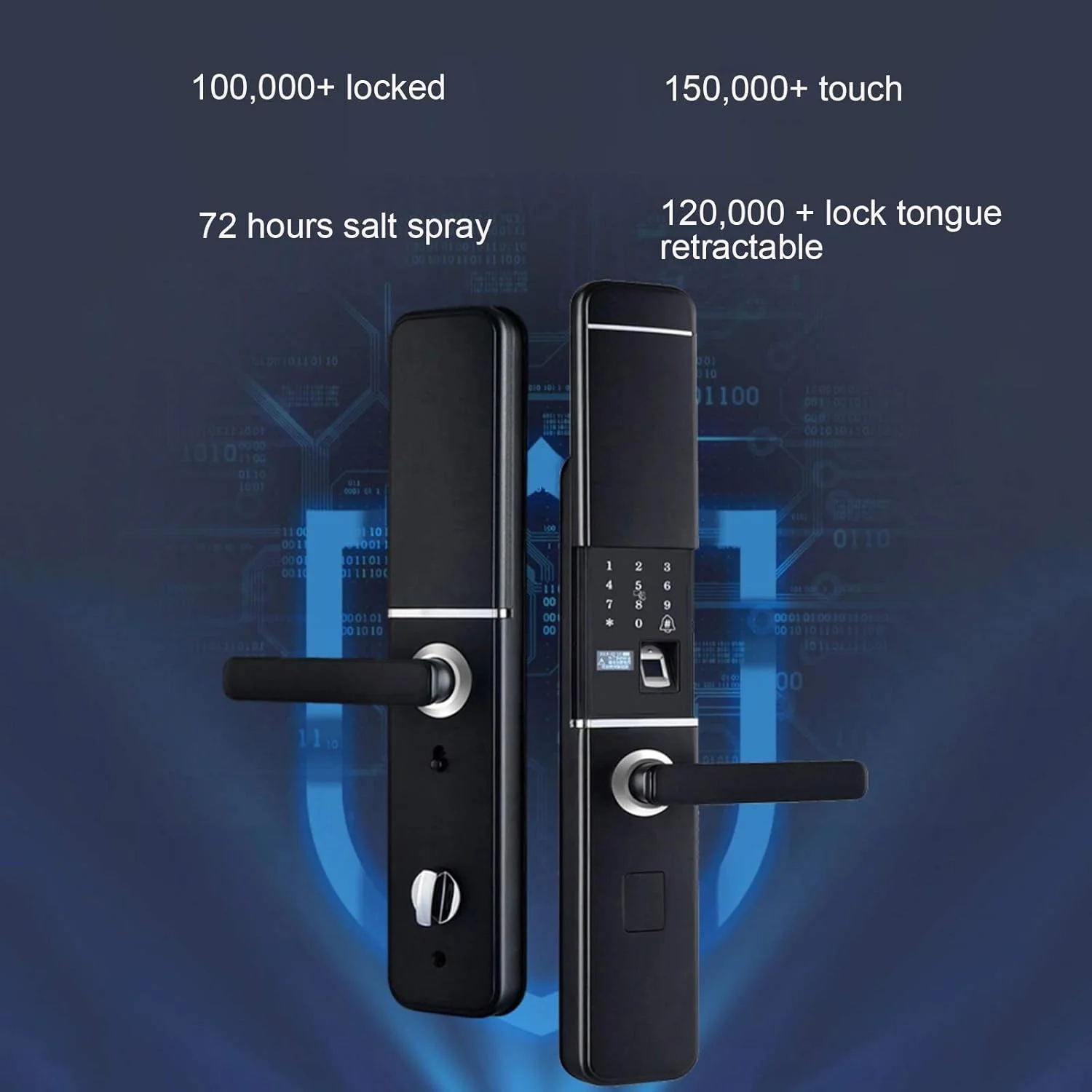 قفل درب بدون کلید ZAIED، قفل الکترونیکی صفحه لمسی هوشمند، قفل اثر انگشت قابل برنامه ریزی برای دستگیره درب، قفل اتوماتیک کارت شناسایی کد دیجیتال، قفل درب ورودی برای خانه و دفتر (اندازه: مسی) قفل درب بدون کلید ZAIED، قفل الکترونیکی صفحه لمسی هوشمند، قفل اثر انگشت قابل برنامه ریزی برای دستگیره درب، قفل اتوماتیک کارت شناسایی کد دیجیتال، قفل درب ورودی برای خانه و دفتر (اندازه: مسی)