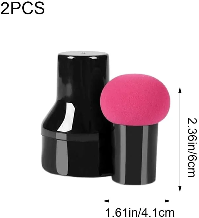 پد آرایشی اسفنجی 2 عددی برای زنان، پد پودر آرایشی صورت با دسته پد آرایشی اسفنجی 2 عددی برای زنان، پد پودر آرایشی صورت با دسته