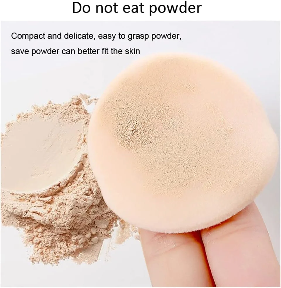 پد پودر آرایشی با بند، اسفنج نرم ابزار آرایش فونداسیون، پد پودر فومینگ طبیعی خالص مناسب برای حمل روزانه، 2 عدد پد پودر آرایشی با بند، اسفنج نرم ابزار آرایش فونداسیون، پد پودر فومینگ طبیعی خالص مناسب برای حمل روزانه، 2 عدد