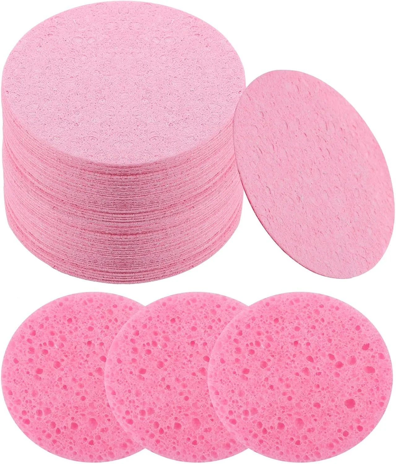 20 عدد اسفنج فشرده صورت 60 میلی متری، پدهای اسفنجی شستشوی صورت قابل استفاده مجدد برای پاکسازی صورت، لایه برداری ماسک، پاک کردن آرایش 20 عدد اسفنج فشرده صورت 60 میلی متری، پدهای اسفنجی شستشوی صورت قابل استفاده مجدد برای پاکسازی صورت، لایه برداری ماسک، پاک کردن آرایش