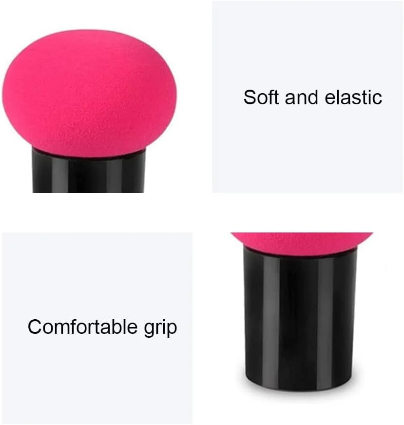 پد آرایشی اسفنجی 2 عددی برای زنان، پد پودر آرایشی صورت با دسته پد آرایشی اسفنجی 2 عددی برای زنان، پد پودر آرایشی صورت با دسته