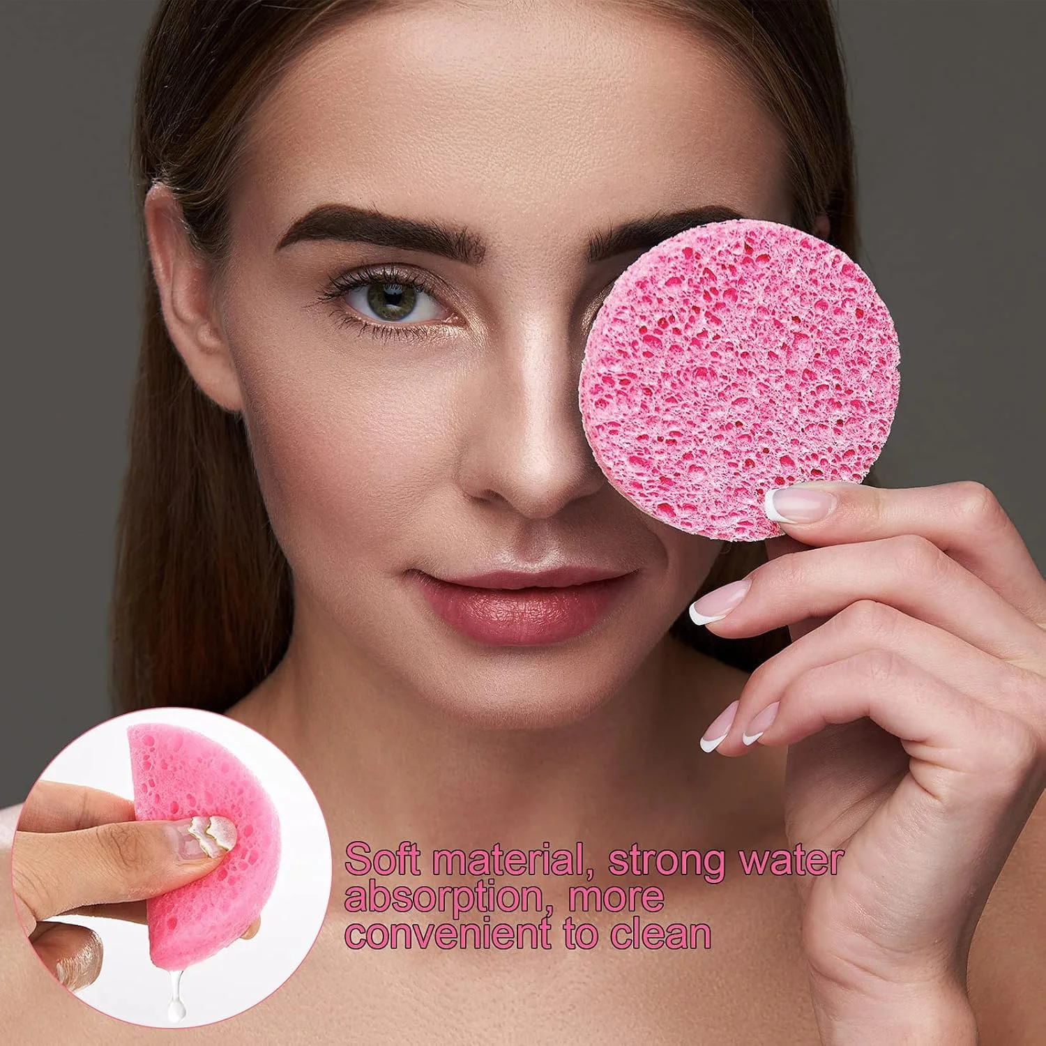 20 عدد اسفنج فشرده صورت 60 میلی متری، پدهای اسفنجی شستشوی صورت قابل استفاده مجدد برای پاکسازی صورت، لایه برداری ماسک، پاک کردن آرایش 20 عدد اسفنج فشرده صورت 60 میلی متری، پدهای اسفنجی شستشوی صورت قابل استفاده مجدد برای پاکسازی صورت، لایه برداری ماسک، پاک کردن آرایش
