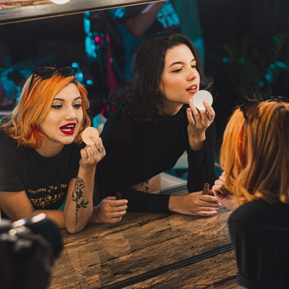 24 عدد پد آرایشی اسفنجی گرد تخت برای صورت، اسفنج رنگ صورت، اپلیکاتور دایره ای، پف لاتکس فوم اسفنجی قابل شستشو برای کرم پودر، کانسیلر و ترکیب 24 عدد پد آرایشی اسفنجی گرد تخت برای صورت، اسفنج رنگ صورت، اپلیکاتور دایره ای، پف لاتکس فوم اسفنجی قابل شستشو برای کرم پودر، کانسیلر و ترکیب