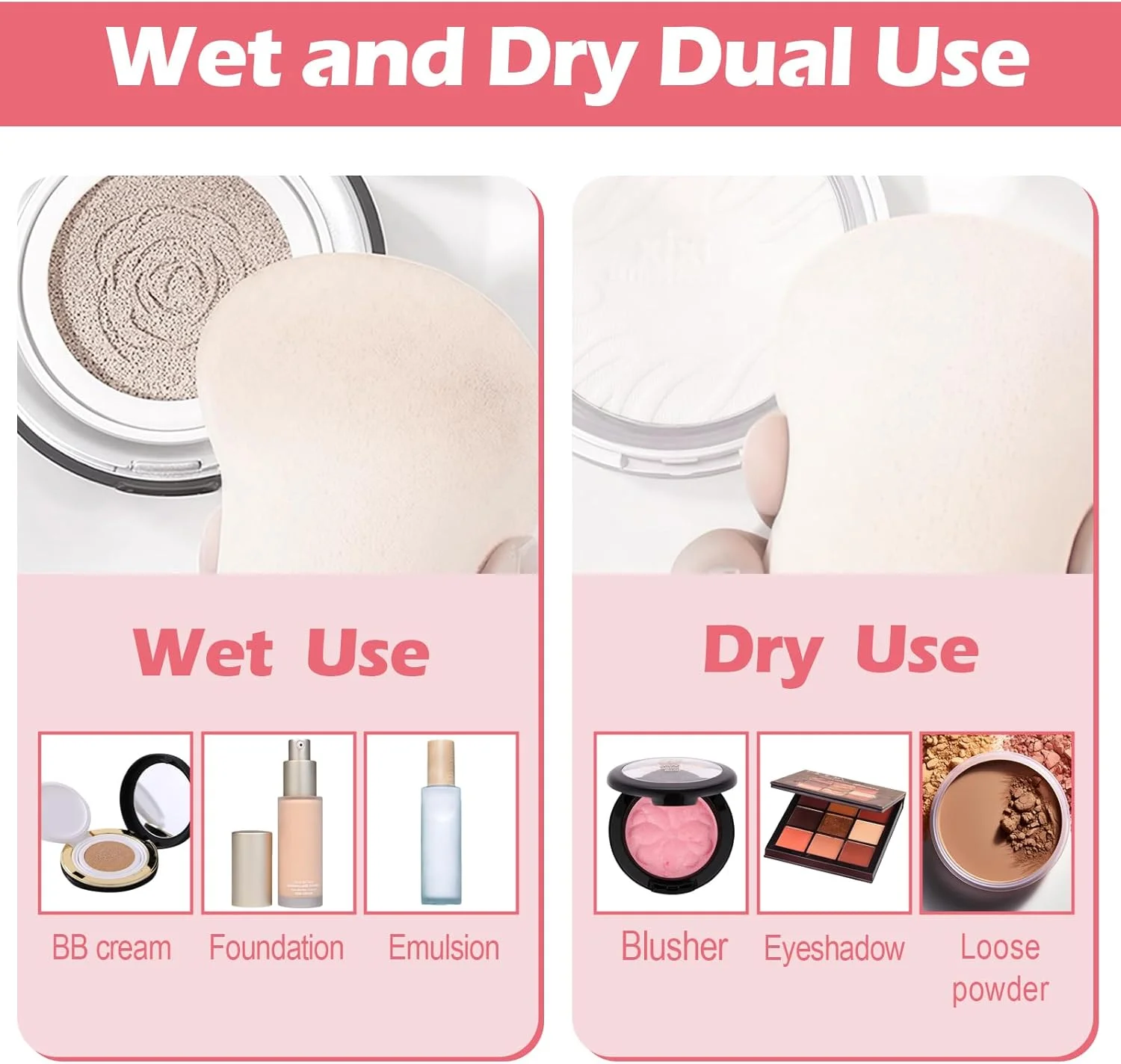 100 عدد پد آرایشی گرد سفید، پودر فونداسیون آرایشی، پف پودری آرایشی یکبار مصرف، مناسب برای انواع پوست، استفاده دوگانه مرطوب و خشک 100 عدد پد آرایشی گرد سفید، پودر فونداسیون آرایشی، پف پودری آرایشی یکبار مصرف، مناسب برای انواع پوست، استفاده دوگانه مرطوب و خشک