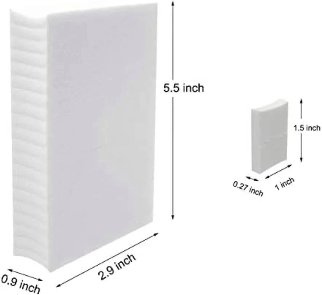 120 اسفنج آرایشی یکبار مصرف، اپلیکاتورهای فومی کوچک مستطیلی شکل بدون لاتکس، مناسب برای استفاده، ترکیب، و تثبیت آرایش، چند منظوره، سایز مسافرتی - 1.5" x 1" (سفید) (120 عدد، سفید) (2) 120 اسفنج آرایشی یکبار مصرف، اپلیکاتورهای فومی کوچک مستطیلی شکل بدون لاتکس، مناسب برای استفاده، ترکیب، و تثبیت آرایش، چند منظوره، سایز مسافرتی - 1.5" x 1" (سفید) (120 عدد، سفید) (2)