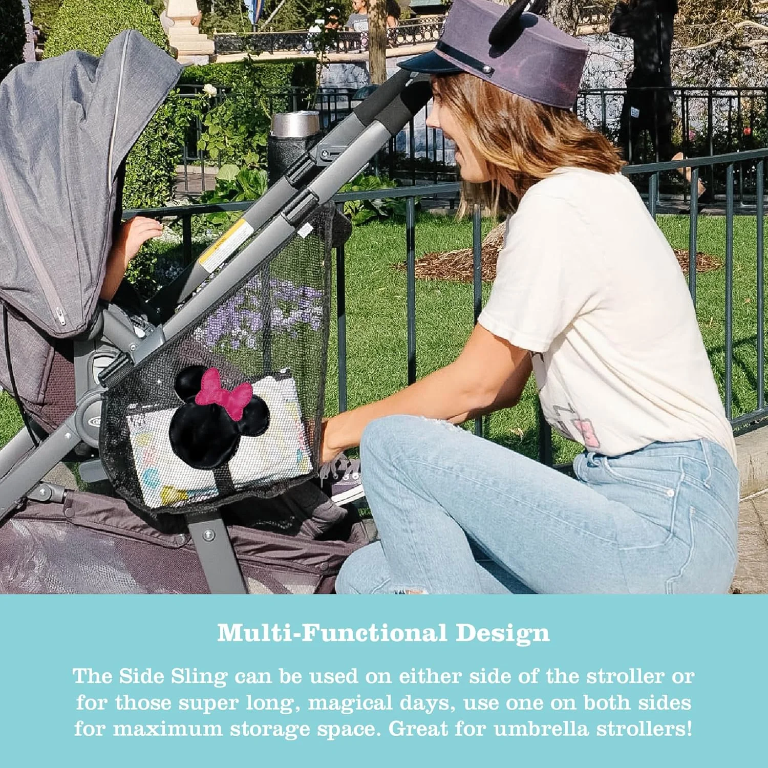 تور حمل بار کالسکه کودک دیزنی بیبی J.L. Childress، سازمان دهنده و محل نگهداری کالسکه، مینی موس