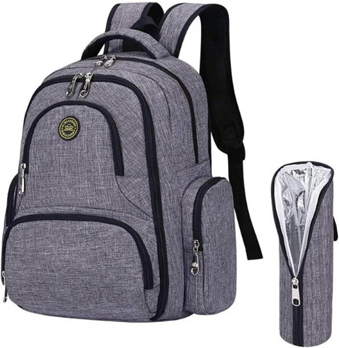 کیف لوازم کودک مسافرتی بزرگ SKEIDO، کیف چند منظوره مادر، کیف تعویض پوشک با پد و گرم نگهدارنده - 43 * 39 * 23 سانتی متر