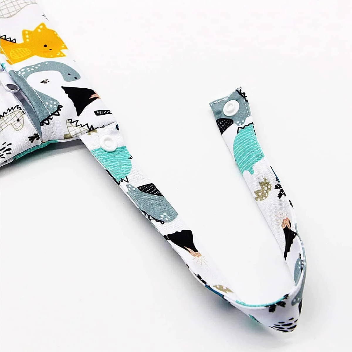 مجموعه 2 عددی کیف خشک و تر PawPawU®، ضد آب و قابل استفاده مجدد برای پوشک پارچه ای کودک، لباس شنا، لباس ورزشی، لوازم بهداشتی یوگا، مسافرت، قطعات پمپ سینه و موارد دیگر (نهنگ و دایناسور)