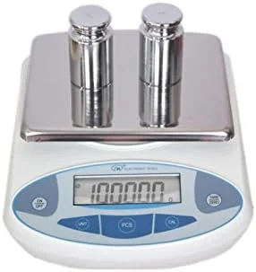 ترازوی تحلیلی با دقت بالا ZAIED، ترازوی الکترونیکی، ترازوی آزمایشگاهی، ابزار ترازو برای طلا/جواهرات، ترازوی توزین 0.1 گرم، اندازه سینی 180x140 میلی متر (0.1 گرم، 5 کیلوگرم) (رنگ: 0.1 گرم، اندازه: 15 کیلوگرم)