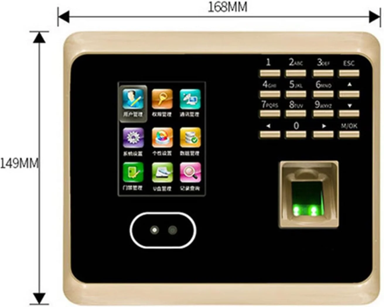 دستگاه حضور و غیاب ZAIED مدل UF100 با قابلیت تشخیص چهره و اثر انگشت، اتصال WIFI و TCP/IP، مناسب برای کسب و کارهای کوچک و کارمندان دستگاه حضور و غیاب ZAIED مدل UF100 با قابلیت تشخیص چهره و اثر انگشت، اتصال WIFI و TCP/IP، مناسب برای کسب و کارهای کوچک و کارمندان