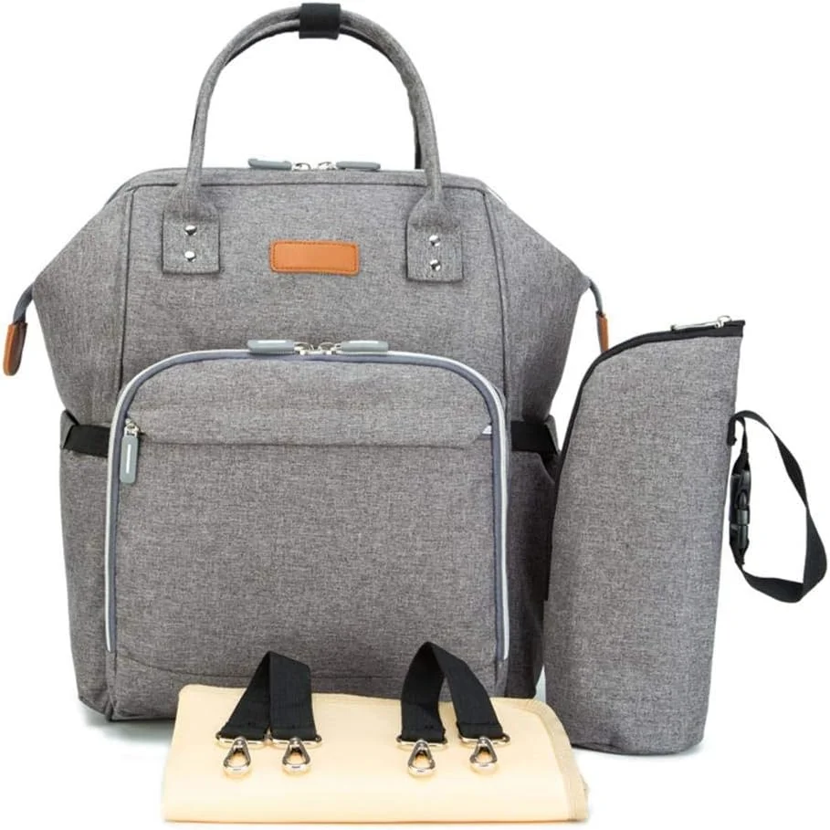 کیف پوشک کودک Womdee، کوله پشتی نوزاد با زیرانداز تعویض، جیب خنک کننده عایق برای نگهداری بطری، بندهای اتصال به کالسکه، بهترین کیف برای دختر یا پسر، مادر یا پدر کیف پوشک کودک Womdee، کوله پشتی نوزاد با زیرانداز تعویض، جیب خنک کننده عایق برای نگهداری بطری، بندهای اتصال به کالسکه، بهترین کیف برای دختر یا پسر، مادر یا پدر