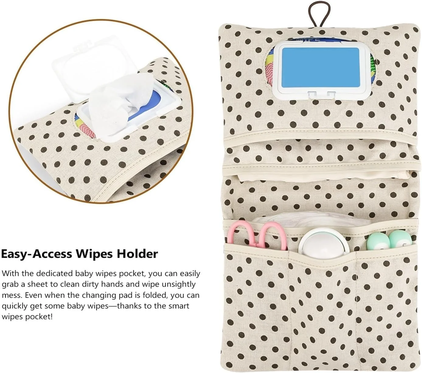 کیف لوازم کودک THE WHITE SHOP، کیف کوچک قابل حمل برای لوازم کودک و لوازم ضروری نوزاد، مناسب برای پسران و دختران (رنگ: B)