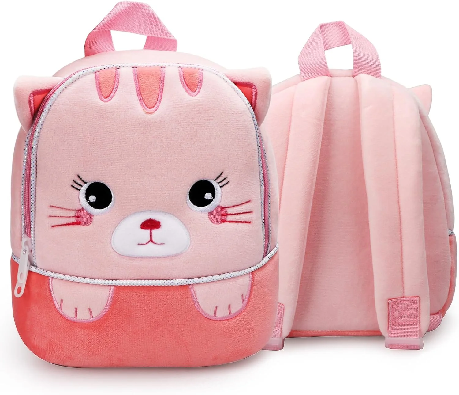 کیف کوله پشتی مخمل خواب دار URbazaar، کوله پشتی کودکانه زیبا، کیف مسافرتی کوچک کارتونی حیوانات مخمل خواب دار برای نوزاد پسر و دختر 1-5 ساله کیف کوله پشتی مخمل خواب دار URbazaar، کوله پشتی کودکانه زیبا، کیف مسافرتی کوچک کارتونی حیوانات مخمل خواب دار برای نوزاد پسر و دختر 1-5 ساله