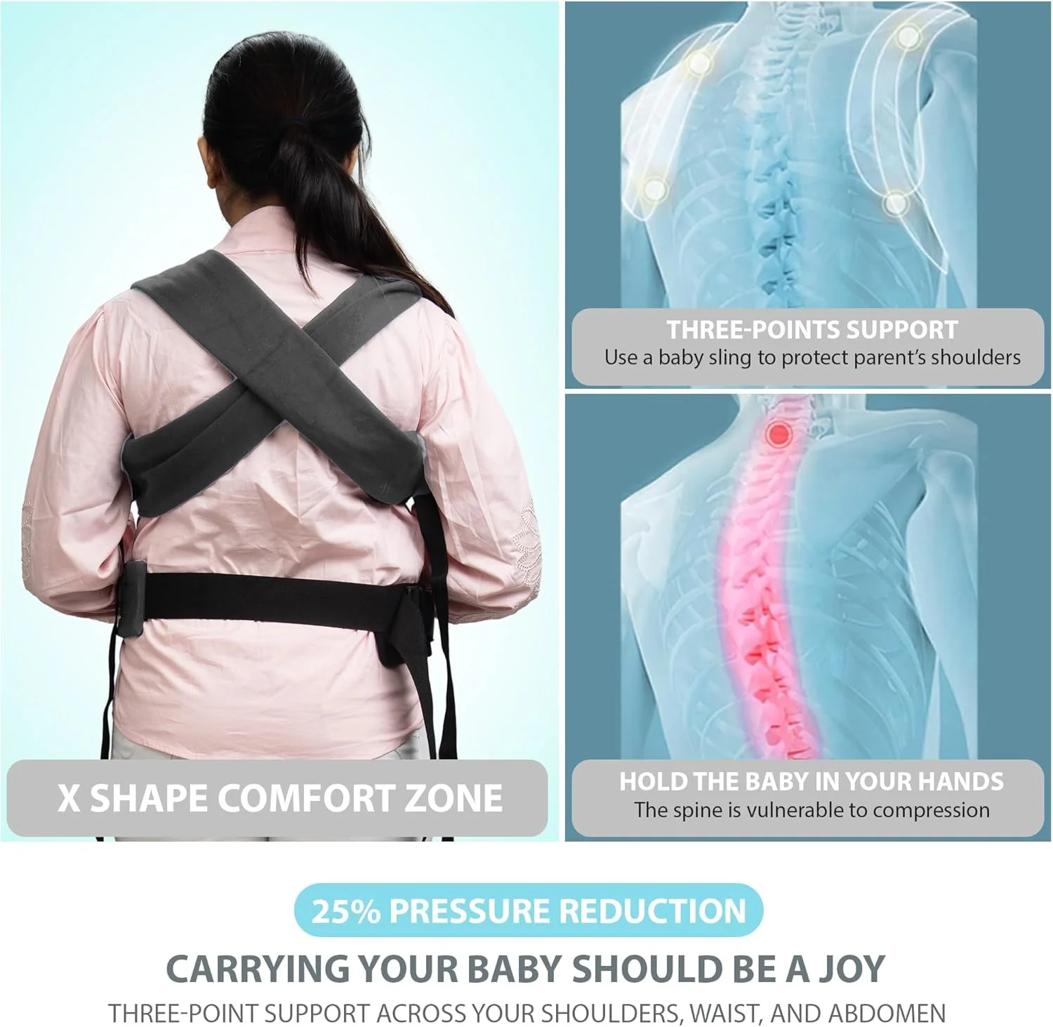 کیان داریا، حامل نوزاد صندلی لگنی Baybee Cozynest برای نوزاد تازه متولد شده | کیف حمل نوزاد برای 0 تا 2 سال با پشتیبانی سه نقطه ای و راحتی X شکل | کیف کانگورویی حمل نوزاد با طراحی M-Position و گردن تاشو کیان داریا، حامل نوزاد صندلی لگنی Baybee Cozynest برای نوزاد تازه متولد شده | کیف حمل نوزاد برای 0 تا 2 سال با پشتیبانی سه نقطه ای و راحتی X شکل | کیف کانگورویی حمل نوزاد با طراحی M-Position و گردن تاشو