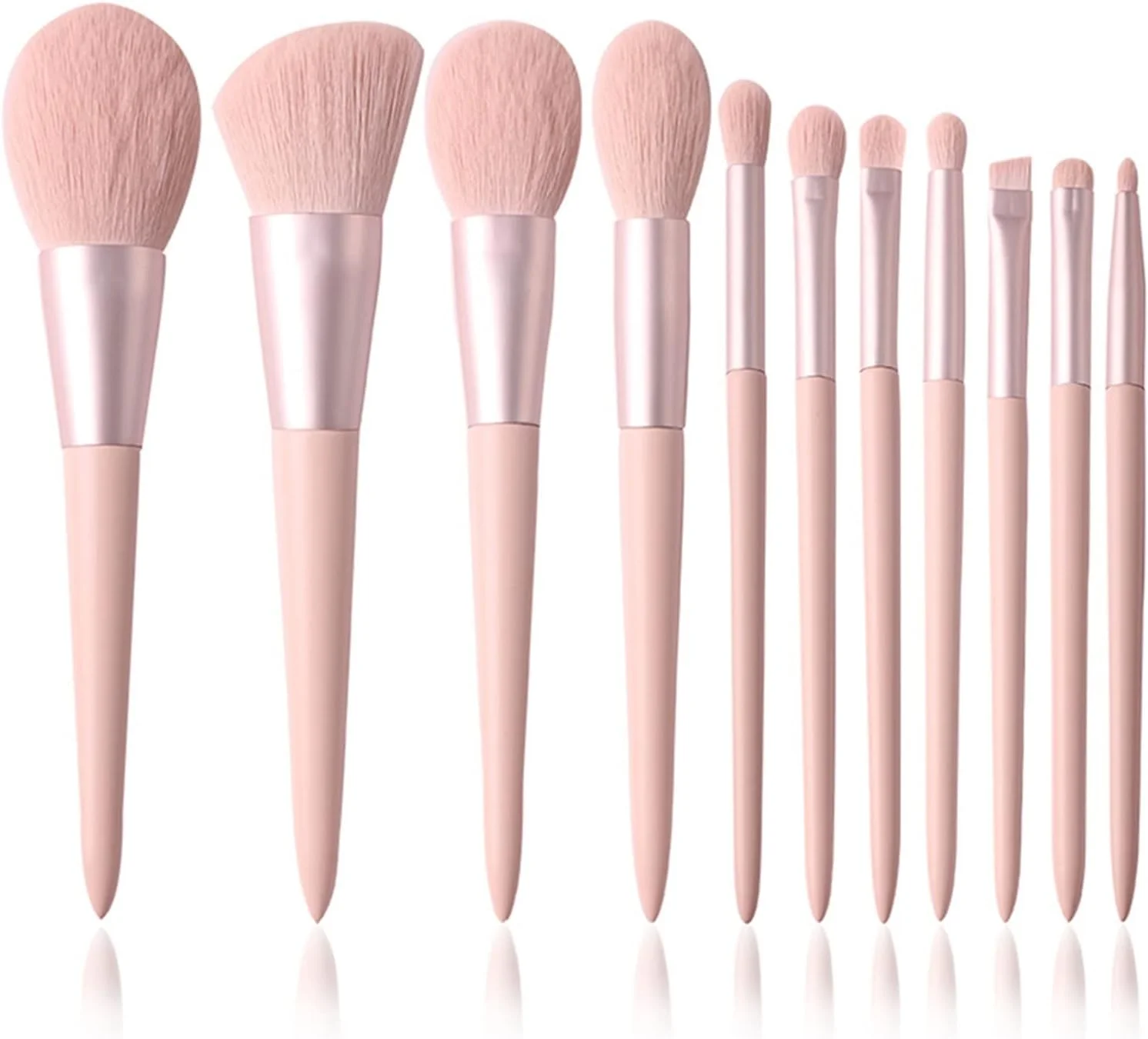 تیغ صورت واناام، ست برس های آرایشی صورتی بیلی برای رژگونه، کرم پودر، مژه و سایه چشم