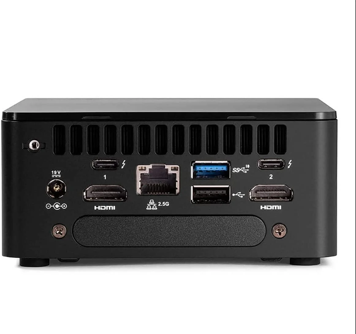 کیت مینی کامپیوتر Intel NUC 12 Pro مدل NUC12WSHi5، پردازنده نسل دوازدهم 12 هسته ای i5-1240P، رم 16 گیگابایتی DDR4، حافظه SSD 512 گیگابایتی PCIe، وای فای 6، تاندربولت 4، ویندوز 10 پرو، فلش درایو 64 گیگابایتی BROAG