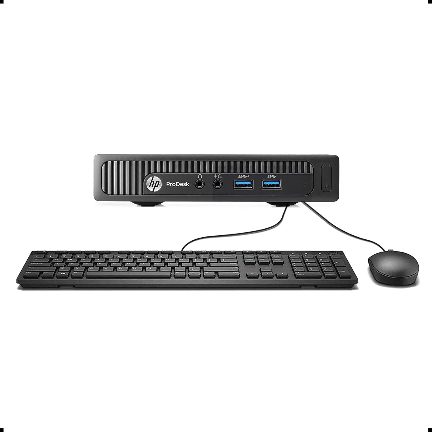 مینی کامپیوتر HP 600 G1 Micro Computer Mini Tower PC (پردازنده Intel Quad Core i3-4160T، رم 8 گیگابایت DDR3، حافظه SSD 256 گیگابایت، WIFI، VGA، USB 3.0) Win 10 Pro (بازسازی شده)