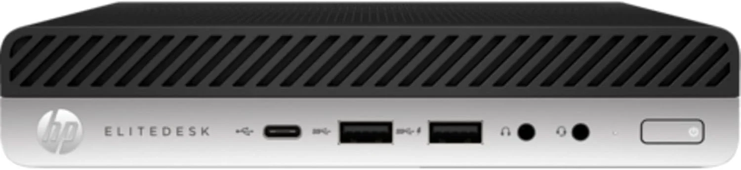 مینی کامپیوتر رومیزی HP EliteDesk 800 G5 | پردازنده Core i5-9500T - هارد 2 ترابایت SSD - رم 16 گیگابایت | 6 هسته @ 3.7 گیگاهرتز ویندوز 11 پرو مشکی (بازسازی شده)