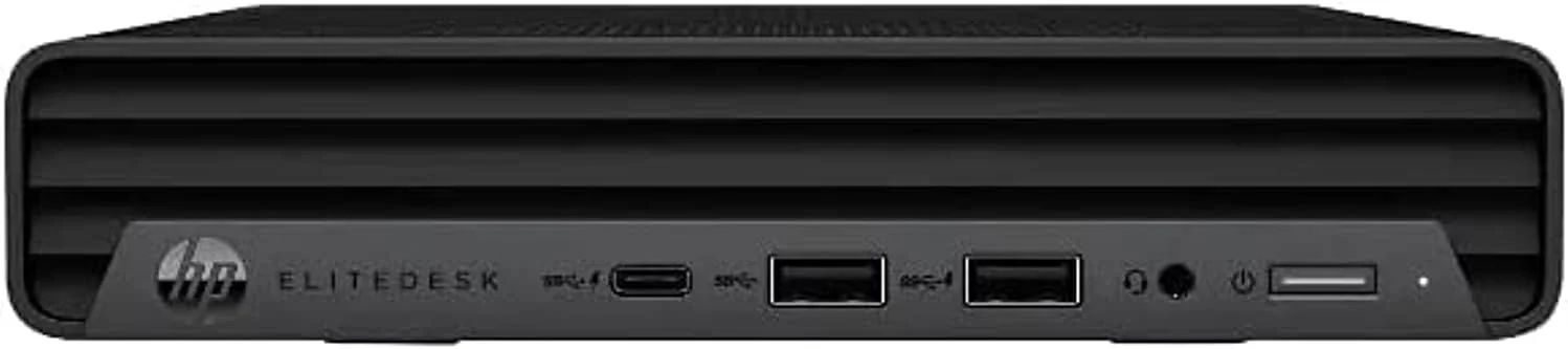 کامپیوتر رومیزی HP Elitedesk 805 G6 Mini AMD R5 Pro 3.7 گیگاهرتز (16 گیگابایت رم، 256 گیگابایت SSD) ویندوز 10 پرو کارت گرافیک AMD Radeon - مشکی