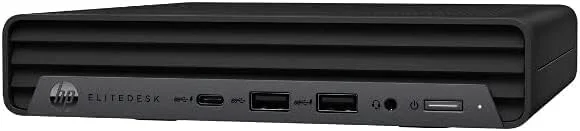 کامپیوتر رومیزی HP Elitedesk 805 G6 Mini AMD R5 Pro 3.7 گیگاهرتز (16 گیگابایت رم، 256 گیگابایت SSD) ویندوز 10 پرو کارت گرافیک AMD Radeon - مشکی