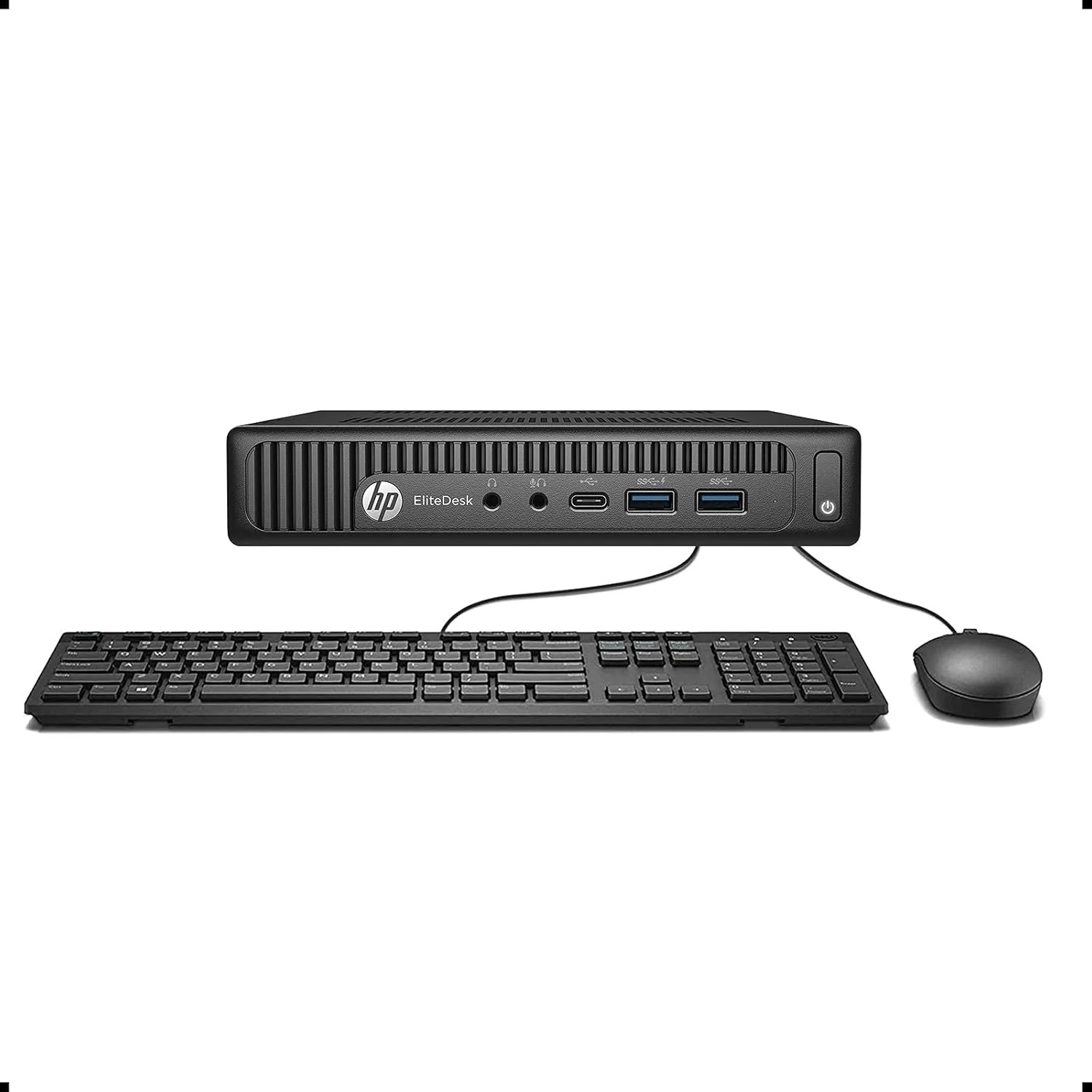 مینی کامپیوتر رومیزی تجاری بازسازی شده HP EliteDesk 705 G1 | پردازنده چهار هسته ای AMD A8-7600B | 4 گیگابایت رم | 500 گیگابایت هارد دیسک | ویندوز 10 حرفه ای | بازسازی شده