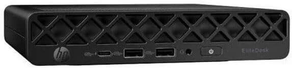 کامپیوتر رومیزی HP EliteDesk 8 G1i - پردازنده Intel Core Ultra 5 235T - فناوری vPro - رم 32 گیگابایت - حافظه SSD 512 گیگابایت - مینی دسکتاپ - مشکی جک