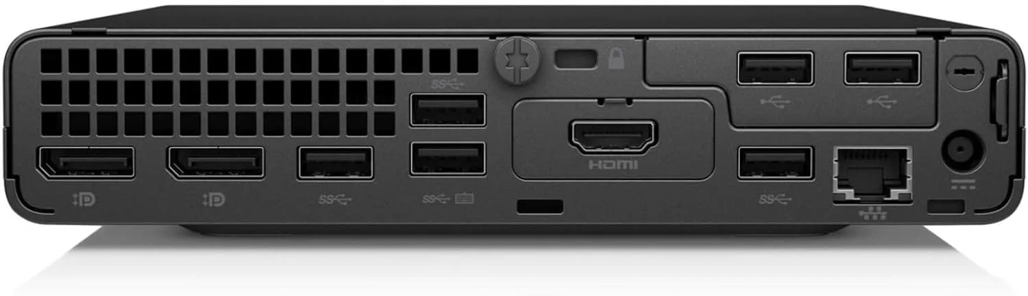 مینی دسکتاپ HP EliteDesk 800 G8 | پردازنده Core i7-11700T - هارد درایو 2 ترابایتی SSD - رم 4 گیگابایتی | 8 هسته ای با فرکانس 4.6 گیگاهرتز و سیستم عامل Win 11 Pro مشکی (بازسازی شده) مینی دسکتاپ HP EliteDesk 800 G8 | پردازنده Core i7-11700T - هارد درایو 2 ترابایتی SSD - رم 4 گیگابایتی | 8 هسته ای با فرکانس 4.6 گیگاهرتز و سیستم عامل Win 11 Pro مشکی (بازسازی شده)