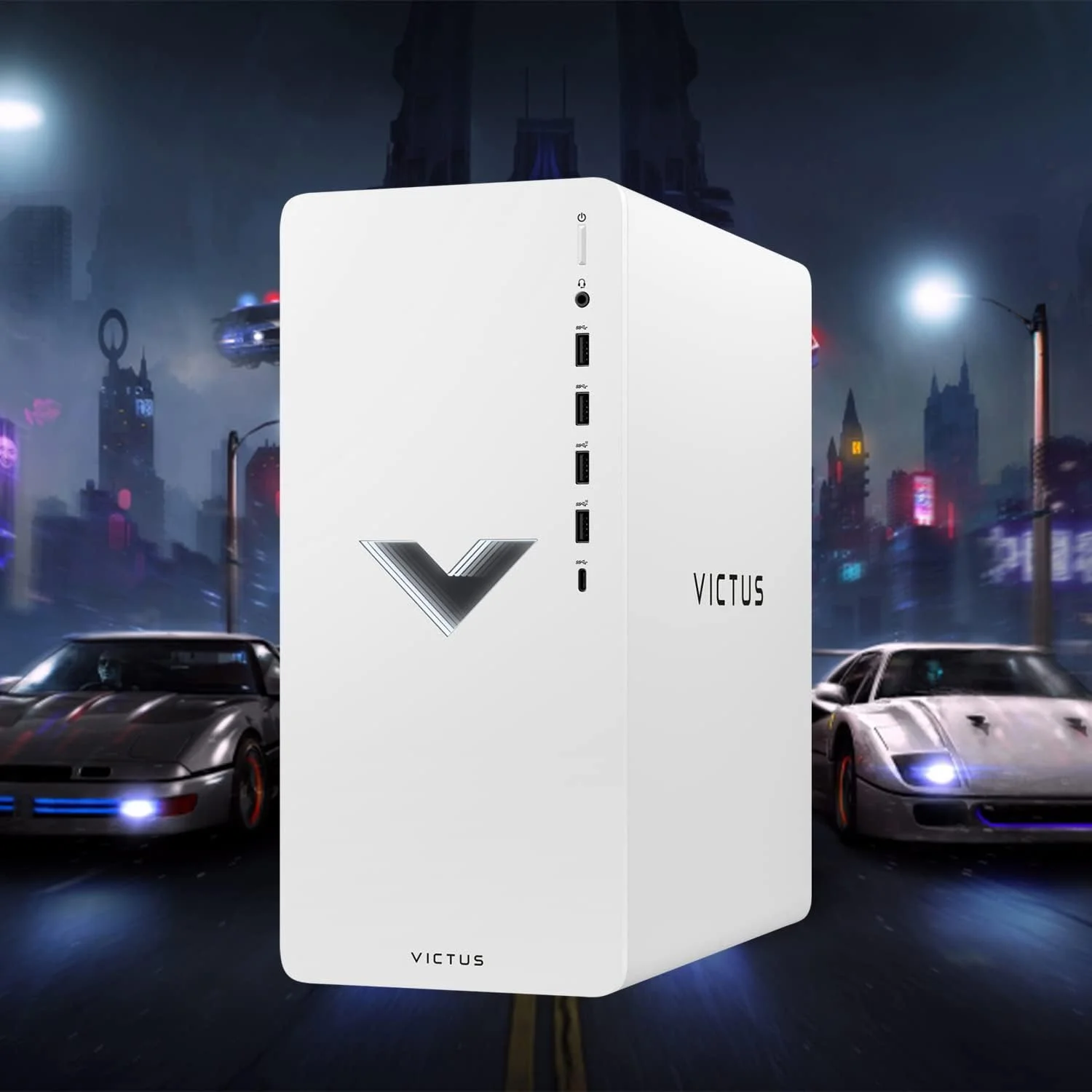 کامپیوتر گیمینگ رومیزی HP Victus 15L مدل 2022، پردازنده AMD Ryzen 7 5700G، کارت گرافیک AMD Radeon RX 6600XT، رم 16 گیگابایتی DDR4، حافظه SSD PCIe 1 ترابایتی، کیبورد و ماوس سیمی، Wi-Fi 6، ویندوز 11 هوم، سفید کامپیوتر گیمینگ رومیزی HP Victus 15L مدل 2022، پردازنده AMD Ryzen 7 5700G، کارت گرافیک AMD Radeon RX 6600XT، رم 16 گیگابایتی DDR4، حافظه SSD PCIe 1 ترابایتی، کیبورد و ماوس سیمی، Wi-Fi 6، ویندوز 11 هوم، سفید