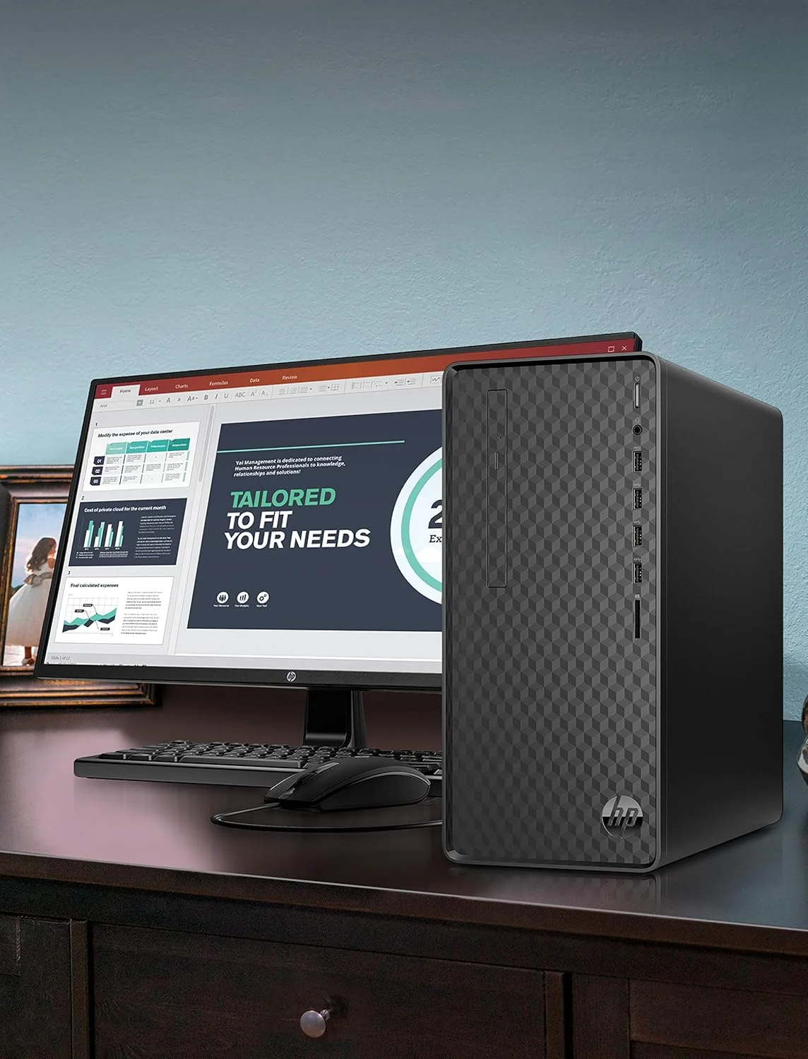 کامپیوتر رومیزی HP، پردازنده AMD Ryzen 3 4300G، رم 8 گیگابایتی، حافظه SSD 512 گیگابایتی، ویندوز 11، عملکرد پرسرعت، کامپیوتر، 8 پورت USB، برای تجارت، تحصیل، فیلم و بازی (M01-F1120، 2021) کامپیوتر رومیزی HP، پردازنده AMD Ryzen 3 4300G، رم 8 گیگابایتی، حافظه SSD 512 گیگابایتی، ویندوز 11، عملکرد پرسرعت، کامپیوتر، 8 پورت USB، برای تجارت، تحصیل، فیلم و بازی (M01-F1120، 2021)
