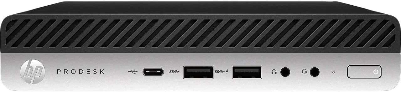 HP ProDesk 600 G5 - مینی دسکتاپ - پردازنده Intel Core i5 9500T - رم 8 گیگابایت - SSD 256 گیگابایت - کارت گرافیک Intel UHD 630 - گیگ اترنت - Win 10 Pro 64 بیتی - vPro - کیبورد: US - نو