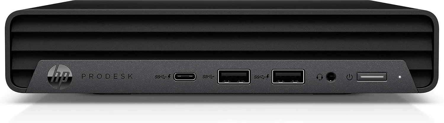 HP ProDesk 400 G6 - مینی دسکتاپ - Core i5 10500T 2.3 GHz - 8 گیگابایت - SSD 256 گیگابایت - آلمانی