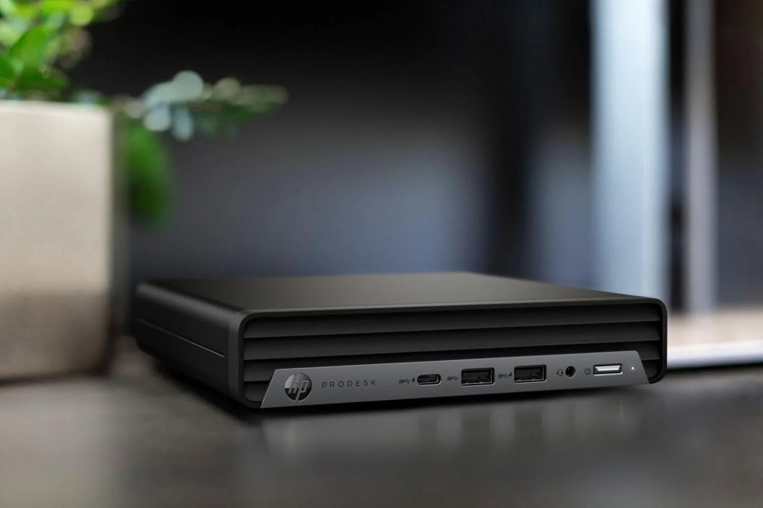 HP ProDesk 400 G6 - مینی دسکتاپ - Core i5 10500T 2.3 گیگاهرتز - 16 گیگابایت رم - SSD 256 گیگابایت - آلمانی