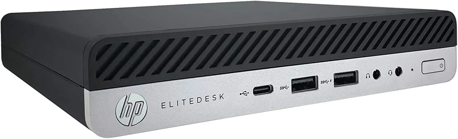 HP EliteDesk 800 G5 Mini - نسل نهم پردازنده Intel Core i5-9500T شش هسته ای تا 3.70 گیگاهرتز، 16 گیگابایت حافظه DDR4، 256 گیگابایت NVMe SSD، WiFi-6، بلوتوث 5.0، گرافیک Intel UHD 630، ویندوز 11 پرو (بازسازی شده)