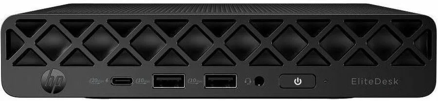 کامپیوتر رومیزی HP EliteDesk 8 G1i - پردازنده Intel Core Ultra 7 265T - فناوری vPro - رم 32 گیگابایت - حافظه SSD 512 گیگابایت - مینی دسکتاپ - مشکی جک