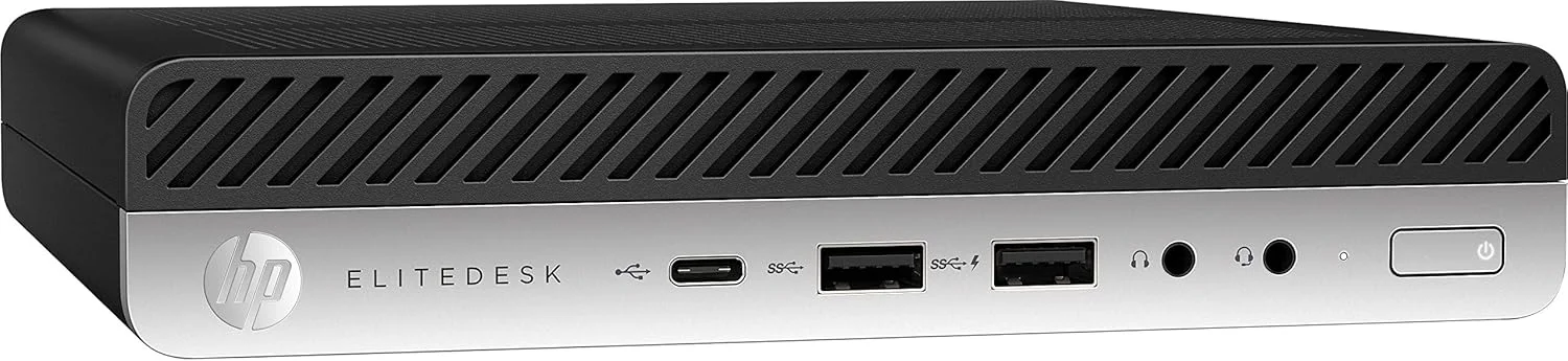 مینی کامپیوتر HP EliteDesk 800 G4 4CB30UT (پردازنده 2.1 گیگاهرتز Intel Core i5-8500T، رم 8 گیگابایت DDR4 SDRAM، حافظه SSD 256 گیگابایت، ویندوز 10 پرو)