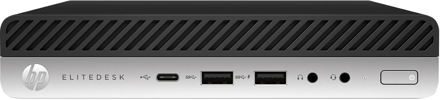 مینی دسکتاپ HP EliteDesk 800 G3 | پردازنده Core i5-6500 - هارد درایو SSD 512 گیگابایتی - رم 8 گیگابایتی | 4 هسته @ 3.6 گیگاهرتز ویندوز 10 پرو مشکی (بازسازی شده)