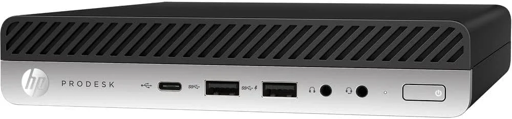 کامپیوتر رومیزی مینی HP ProDesk 600 G4، پردازنده 6 هسته ای Intel Core i5-8500T تا 3.5 گیگاهرتز، 16 گیگابایت رم، 512 گیگابایت SSD، ماوس و کیبورد، ویندوز 10 پرو، مشکی (بازسازی شده) کامپیوتر رومیزی مینی HP ProDesk 600 G4، پردازنده 6 هسته ای Intel Core i5-8500T تا 3.5 گیگاهرتز، 16 گیگابایت رم، 512 گیگابایت SSD، ماوس و کیبورد، ویندوز 10 پرو، مشکی (بازسازی شده)