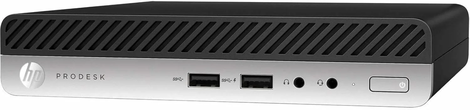 مینی دسکتاپ HP ProDesk 400 G4 | پردازنده Core i5-8500T - هارد 256GB SSD - رم 16GB | 6 هسته @ 3.5 GHz ویندوز 10 پرو مشکی (بازسازی شده) مینی دسکتاپ HP ProDesk 400 G4 | پردازنده Core i5-8500T - هارد 256GB SSD - رم 16GB | 6 هسته @ 3.5 GHz ویندوز 10 پرو مشکی (بازسازی شده)