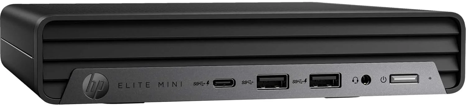 مینی دسکتاپ HP EliteDesk 800 G9 با پردازنده Core i7-14700 - 20 هسته ای، حافظه SSD یک ترابایتی - رم 16 گیگابایتی | ویندوز 11 پرو مشکی (ارتقا یافته)