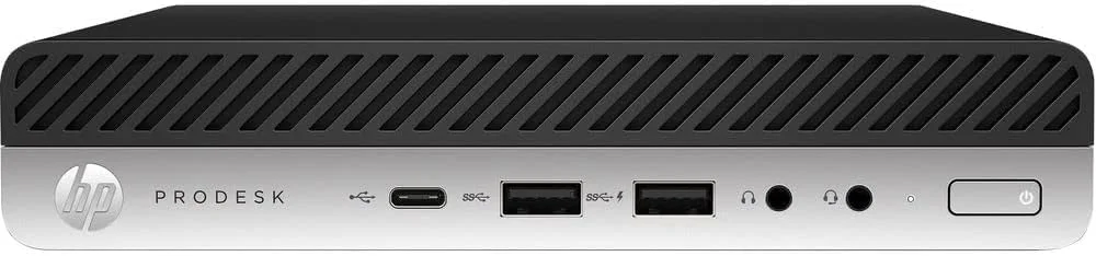 کامپیوتر رومیزی مینی HP ProDesk 600 G4، پردازنده 6 هسته ای Intel Core i5-8500T تا 3.5 گیگاهرتز، 16 گیگابایت رم، 512 گیگابایت SSD، ماوس و کیبورد، ویندوز 10 پرو، مشکی (بازسازی شده) کامپیوتر رومیزی مینی HP ProDesk 600 G4، پردازنده 6 هسته ای Intel Core i5-8500T تا 3.5 گیگاهرتز، 16 گیگابایت رم، 512 گیگابایت SSD، ماوس و کیبورد، ویندوز 10 پرو، مشکی (بازسازی شده)