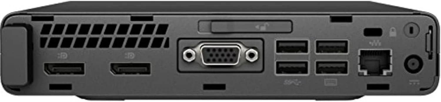 مینی دسکتاپ HP EliteDesk 800 G3 | پردازنده Core i5-6500 - هارد درایو SSD 512 گیگابایتی - رم 8 گیگابایتی | 4 هسته @ 3.6 گیگاهرتز ویندوز 10 پرو مشکی (بازسازی شده)