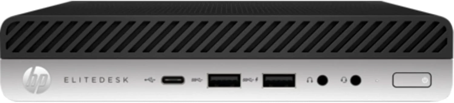 مینی دسکتاپ HP EliteDesk 800 G3 | پردازنده Core i5-6500 - هارد درایو SSD 512 گیگابایتی - رم 8 گیگابایتی | 4 هسته @ 3.6 گیگاهرتز ویندوز 10 پرو مشکی (بازسازی شده)