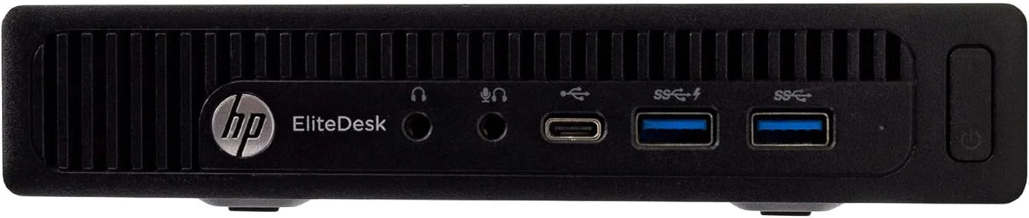 کامپیوتر رومیزی کوچک تجاری HP EliteDesk 800 G2 Mini مدل 2018، پردازنده چهارهستهای Intel Core i5-6500T تا 3.1 گیگاهرتز، 8 گیگابایت DDR4، حافظه SSD 240 گیگابایتی، پورت VGA، پورت DP، ویندوز 10 حرفهای 64 بیتی - چند زبانه - انگلیسی/اسپانیایی (بازسازی شده) کامپیوتر رومیزی کوچک تجاری HP EliteDesk 800 G2 Mini مدل 2018، پردازنده چهارهستهای Intel Core i5-6500T تا 3.1 گیگاهرتز، 8 گیگابایت DDR4، حافظه SSD 240 گیگابایتی، پورت VGA، پورت DP، ویندوز 10 حرفهای 64 بیتی - چند زبانه - انگلیسی/اسپانیایی (بازسازی شده)