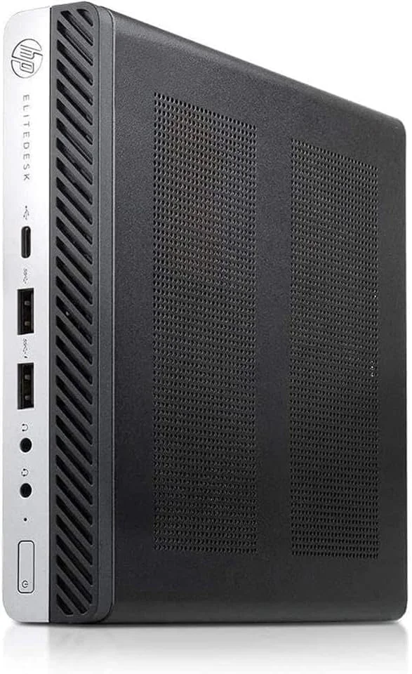 کامپیوتر رومیزی مینی تجاری HP EliteDesk 800 G4، پردازنده Intel Core i7-8700، رم 16 گیگابایتی DDR4، حافظه SSD 512 گیگابایتی، ماوس و کیبورد، 2 پورت DisplayPort، ویندوز 11 پرو (بازسازی شده) کامپیوتر رومیزی مینی تجاری HP EliteDesk 800 G4، پردازنده Intel Core i7-8700، رم 16 گیگابایتی DDR4، حافظه SSD 512 گیگابایتی، ماوس و کیبورد، 2 پورت DisplayPort، ویندوز 11 پرو (بازسازی شده)