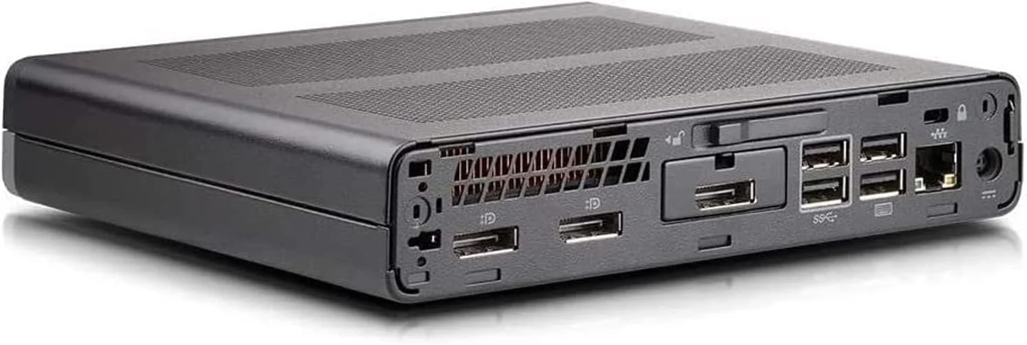 مینی دسکتاپ HP 800 G3، پردازنده Intel i5-6500 تا 3.60 گیگاهرتز، 16 گیگابایت رم DDR4، 1 ترابایت SSD SATA، WiFi، BT، کیبورد و ماوس، ویندوز 10 پرو (بازسازی شده)