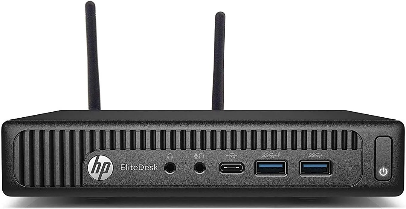 HP EliteDesk 800 G2 Mini i5 6600T تا 3.5 گیگاهرتز 8 گیگابایت DDR4 512 گیگابایت SATA 3 درایو حالت جامد Windows 10 Pro Wireless 11ac & BT - جعبه ساده