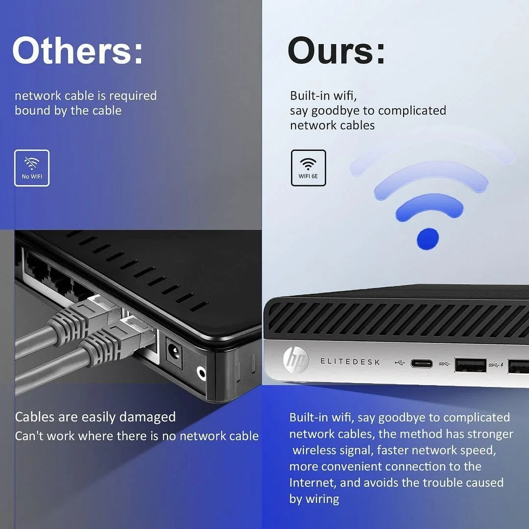 کامپیوتر رومیزی مینی تجاری HP EliteDesk 800 G4، پردازنده Intel Core i7-8700، رم 16 گیگابایتی DDR4، حافظه SSD 512 گیگابایتی، ماوس و کیبورد، 2 پورت DisplayPort، ویندوز 11 پرو (بازسازی شده) کامپیوتر رومیزی مینی تجاری HP EliteDesk 800 G4، پردازنده Intel Core i7-8700، رم 16 گیگابایتی DDR4، حافظه SSD 512 گیگابایتی، ماوس و کیبورد، 2 پورت DisplayPort، ویندوز 11 پرو (بازسازی شده)
