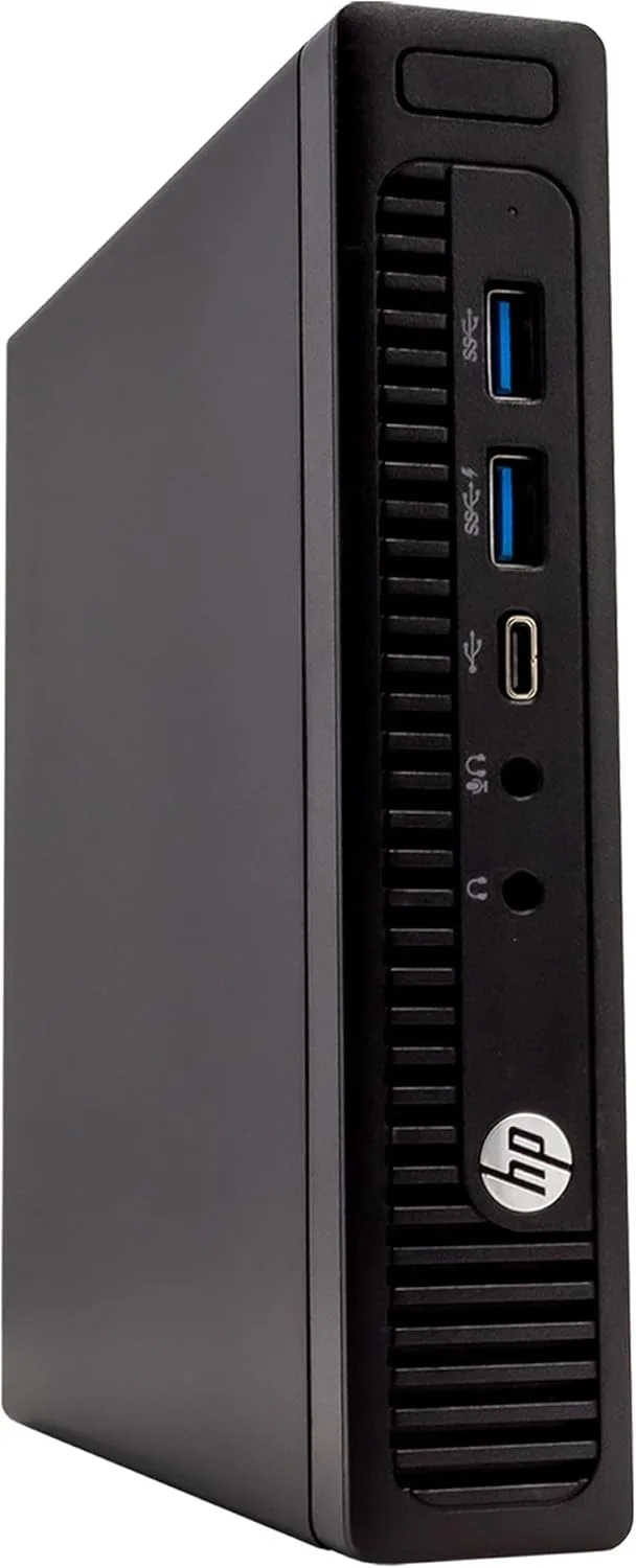 مینی کامپیوتر رومیزی MELARQT HP EliteDesk 800 G2، پردازنده Intel Core i5 6500T 2.5GHz، رم 16GB DDR4، هارد درایو 500GB، USB Type C، ویندوز 10 پرو، بازسازی شده