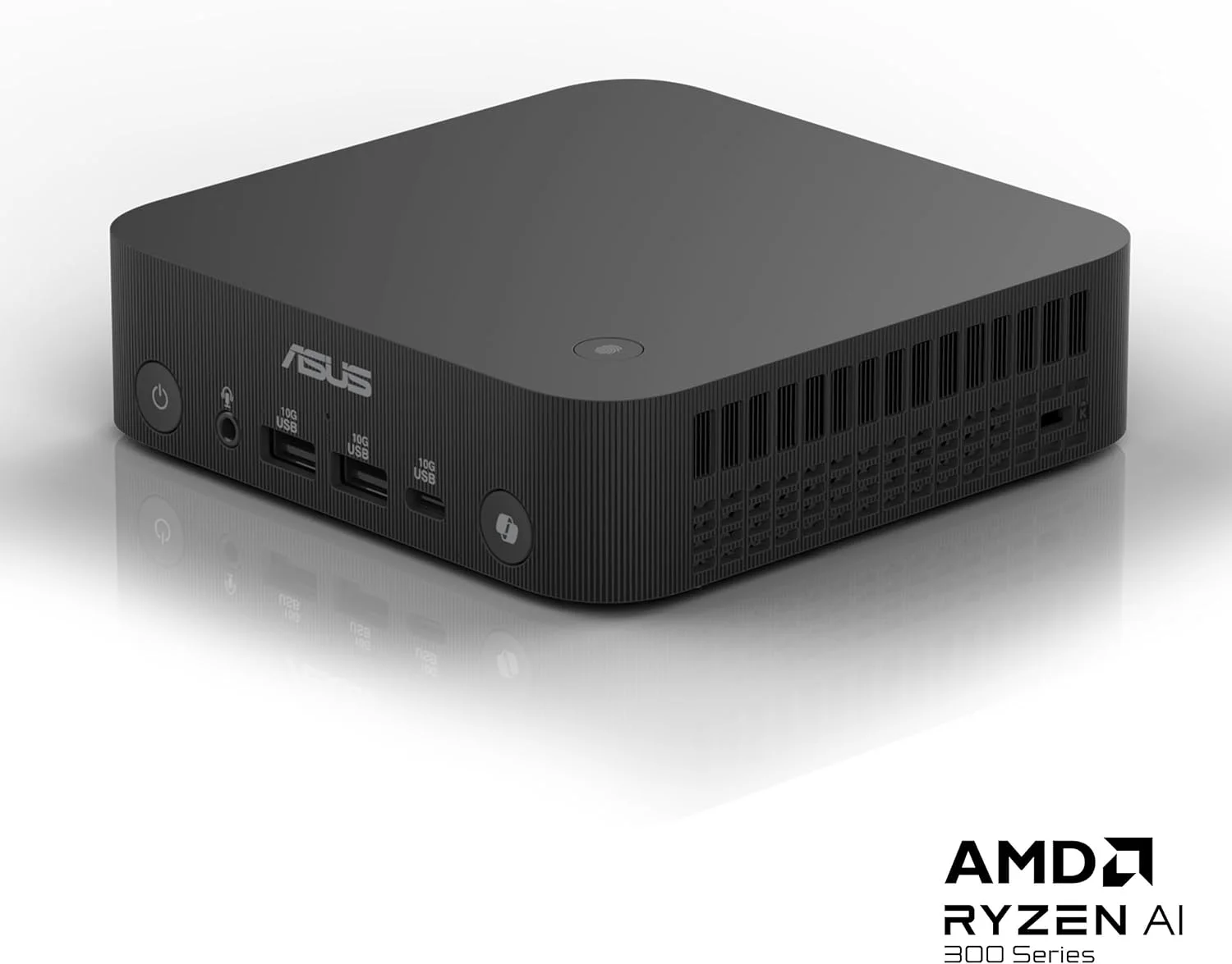 مینی پی سی بون ASUS ExpertCenter PN54 با پردازنده AMD RyzenTM AI 7 350، رم DDR5، طراحی دوگانه ذخیره سازی، WiFi 7 و BT 5.4، فرمان صوتی، دسترسی بدون ابزار به شاسی، USB-C، TPM سخت افزاری و پایه VESA